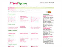 Tablet Screenshot of floralpage.com